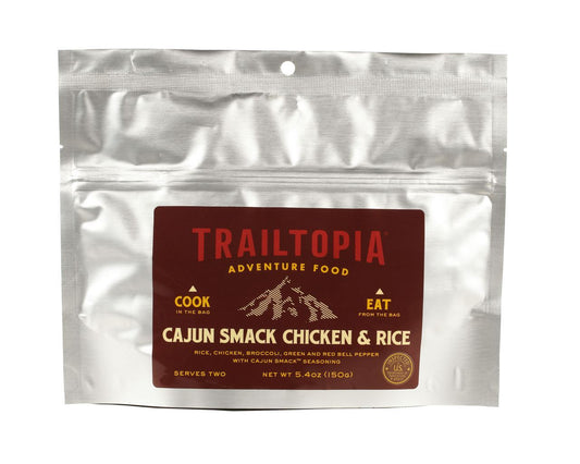 Trailtopia Cajun Smack Chicken & Rice 2 Serving