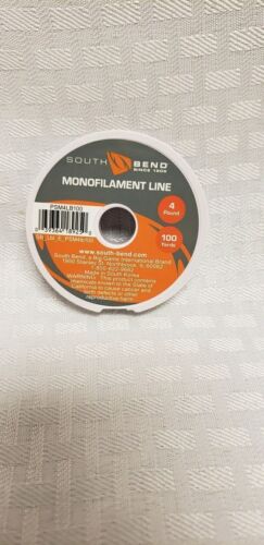 South Bend Fishing Monofilament Line - Small Diameter, 4lb Test, 100 Yards