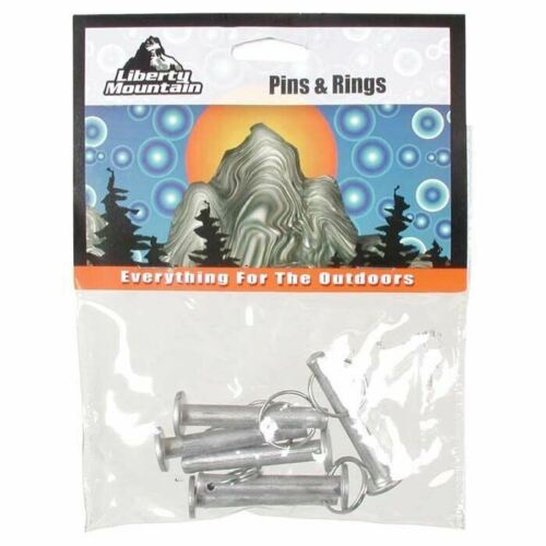 Liberty Mountain Clevis Pins & Lock Rings 6-Pack--External Frame Backpack Repair