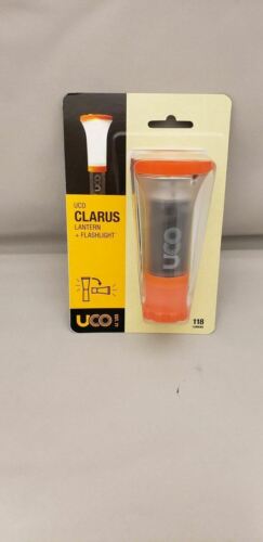 UCO Clarus 2 LED Lantern + Flashlight Orange - 118-Lumens Small Tent Light