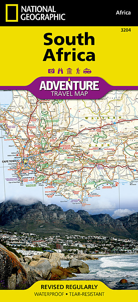 National Geographic Adventure Map South Africa AD00003204