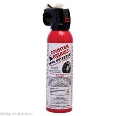 Counter Assault Bear Deterrent 8.1oz Pepper Spray All Bears