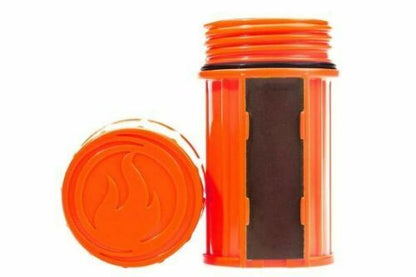UCO Stormproof Waterproof Match Case Orange w/3 Strikers - Matchbox For Matches