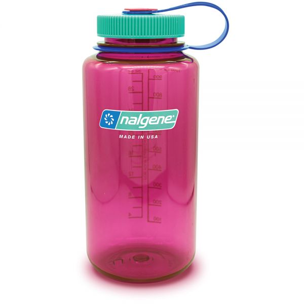 Nalgene Wide Mouth 32 oz Sustain Bottle Electric Magenta 2020-2032