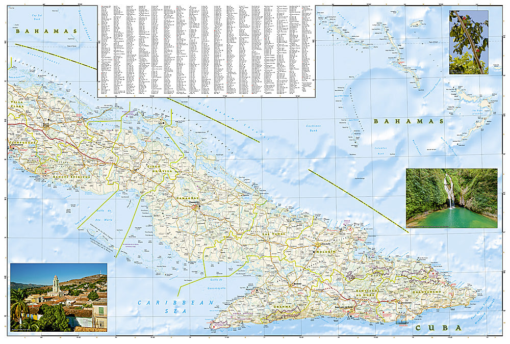 National Geographic Adventure Map Cuba AD00003112