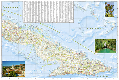 National Geographic Adventure Map Cuba AD00003112