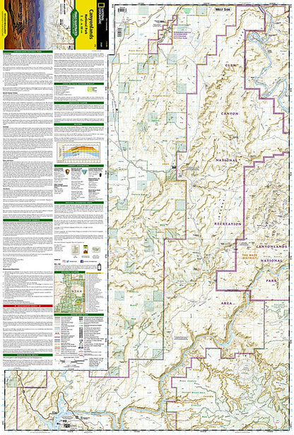 National Geographic Trails Illustrated Utah Canyonlands National Park Map TI00000210