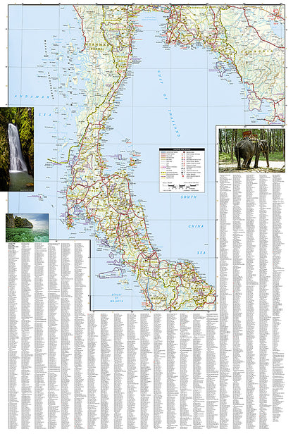 National Geographic Adventure Map Thailand AD00003006