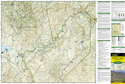 National Geographic Trails Illustrated AZ Salt River Canyon Trail Map TI00000853