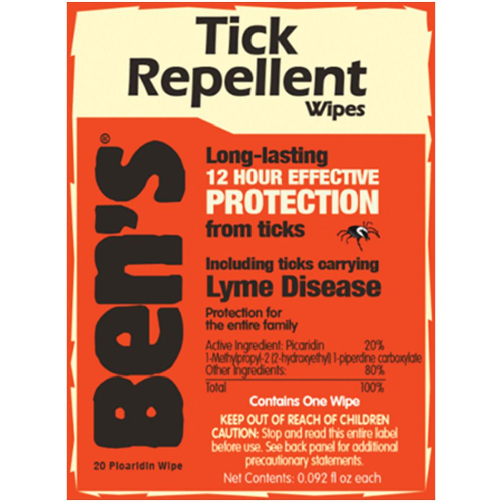 Ben's Tick Repellent Wipes 12-Pack 0002-2230-1