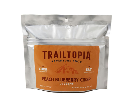 Trailtopia Peach Blueberry Crisp Dessert 2 Serving