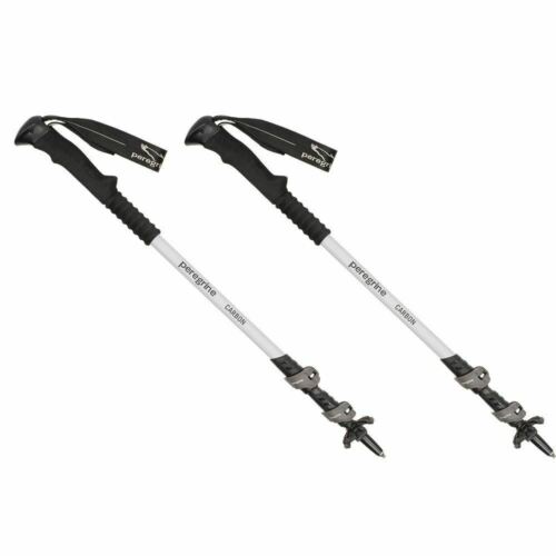 Peregrine Uinta Carbon Telescopic Trekking Poles 1-Pair w/Ergo Grip & Baskets
