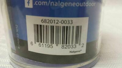 Nalgene Outdoor Storage Container 4oz BPA-Free Clear Bottle w/Blue Lid