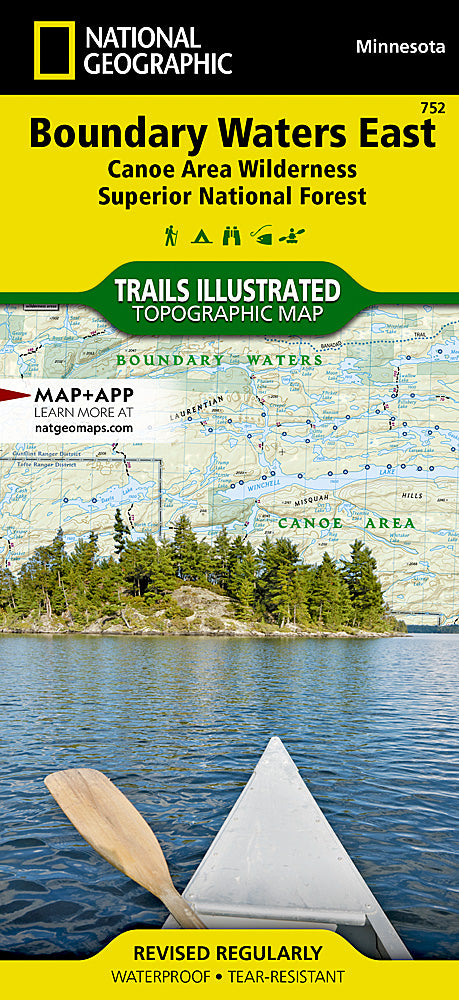 National Geographic MN Boundary Waters Map Bundle TI01020591B