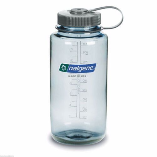 Nalgene Everyday Wide Mouth 32oz Loop Top Water Bottle Seafoam w/Gray Lid