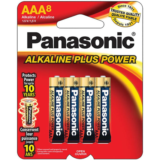 Panasonic Alkaline Plus Power AAA 8-Pack