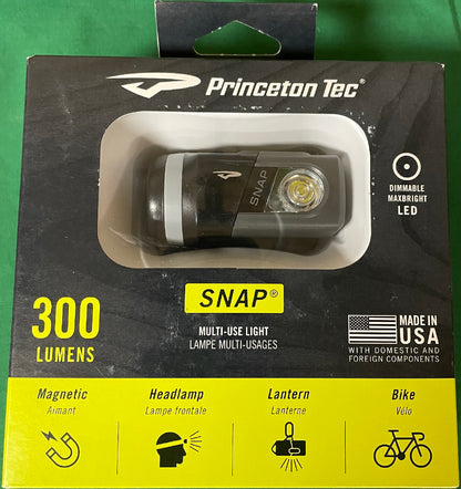 Princeton Tec Snap Headlamp Kit Gray / Black SNAP300K-BK