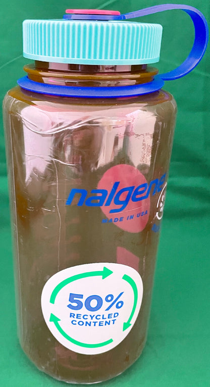 Nalgene Wide Mouth 32 oz Sustain Bottle Electric Magenta 2020-2032