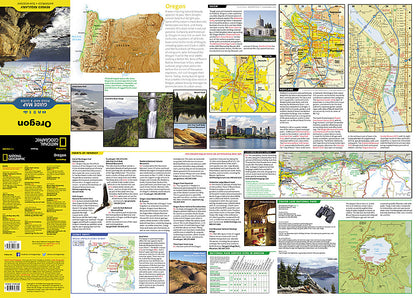 National Geographic GuideMap Oregon Road Map & Travel Guide GM00620390
