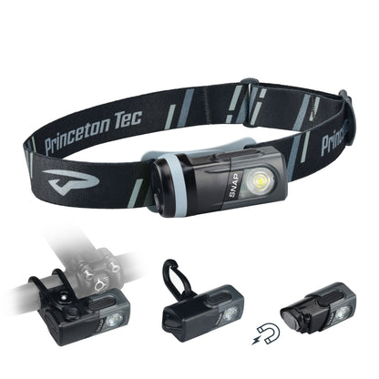 Princeton Tec Snap Headlamp Kit Gray / Black SNAP300K-BK