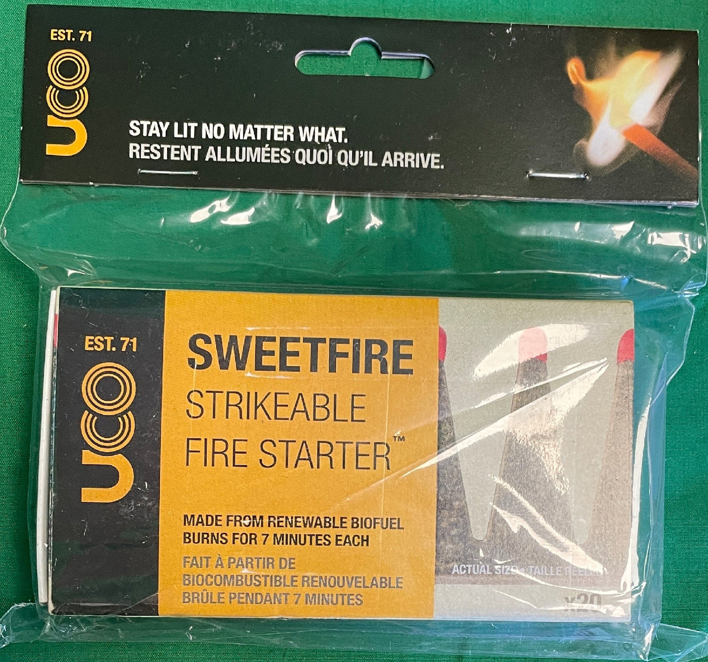 UCO Sweetfire Strikeable Firestarter 20-Pack MT-SFP