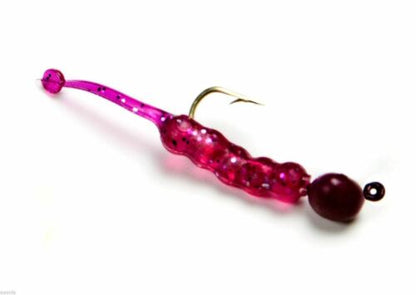 Celsius Ice Sprout 1/32 Jig head with Tail Purple CE-SPT32PUR Fishing Lure 3-PK