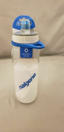 Nalgene Draft Squeezable Bicycle Water Bottle Natural w/Gray Cap--Fits Bike Cage