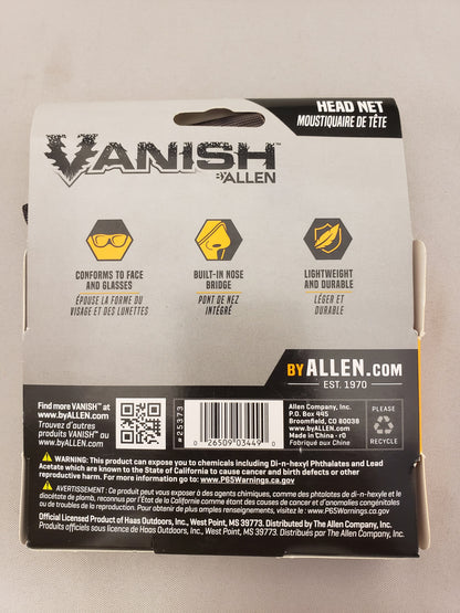 Allen Vanish Visa Form Mesh MOBU Country Full Head Net 25373