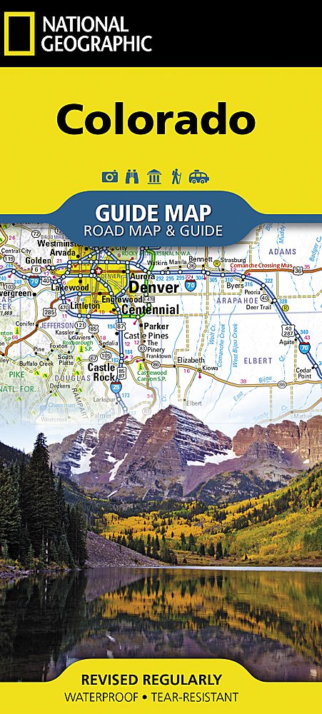 National Geographic Guide Map Colorado Road Map & Travel Guide GM00620553