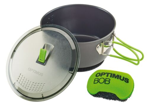 Optimus Terra Xpress HE Non-Stick 1.75L Pot w/Handles, Strainer Lid & Sponge