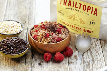 Trailtopia Chocolate Raspberry Oatmeal 1 Serving