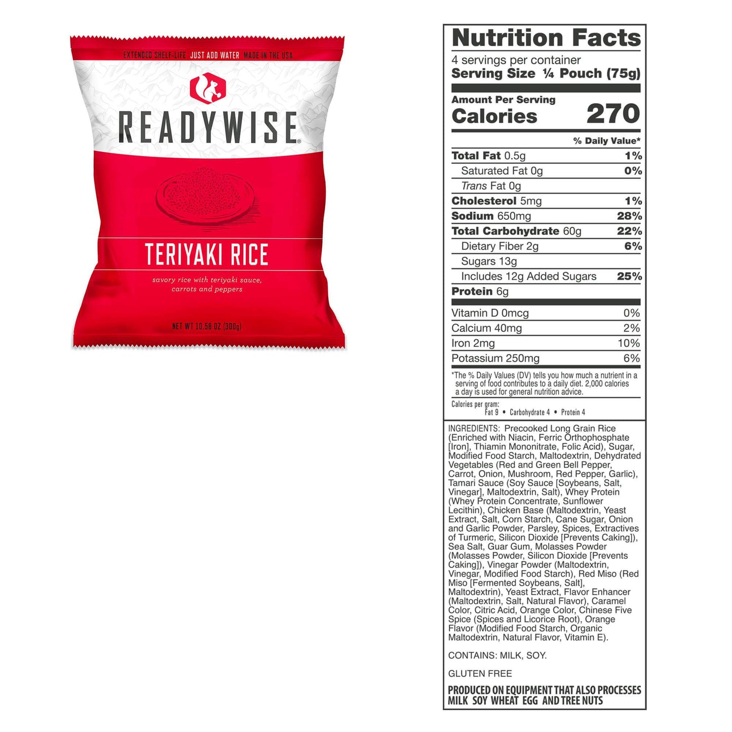 ReadyWise Emergency Food Supply 72-Hour Box 01-142