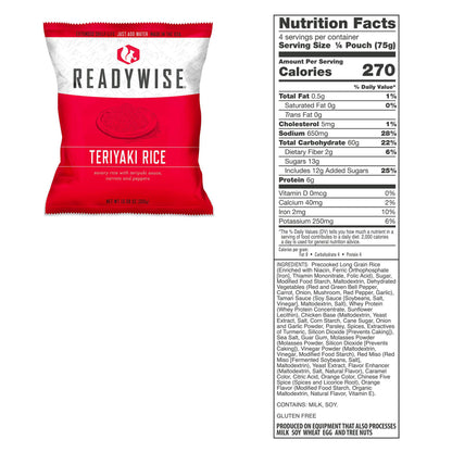 ReadyWise Emergency Food Supply 72-Hour Box 01-142