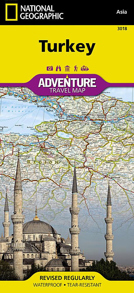 National Geographic Adventure Map Turkey AD00003018