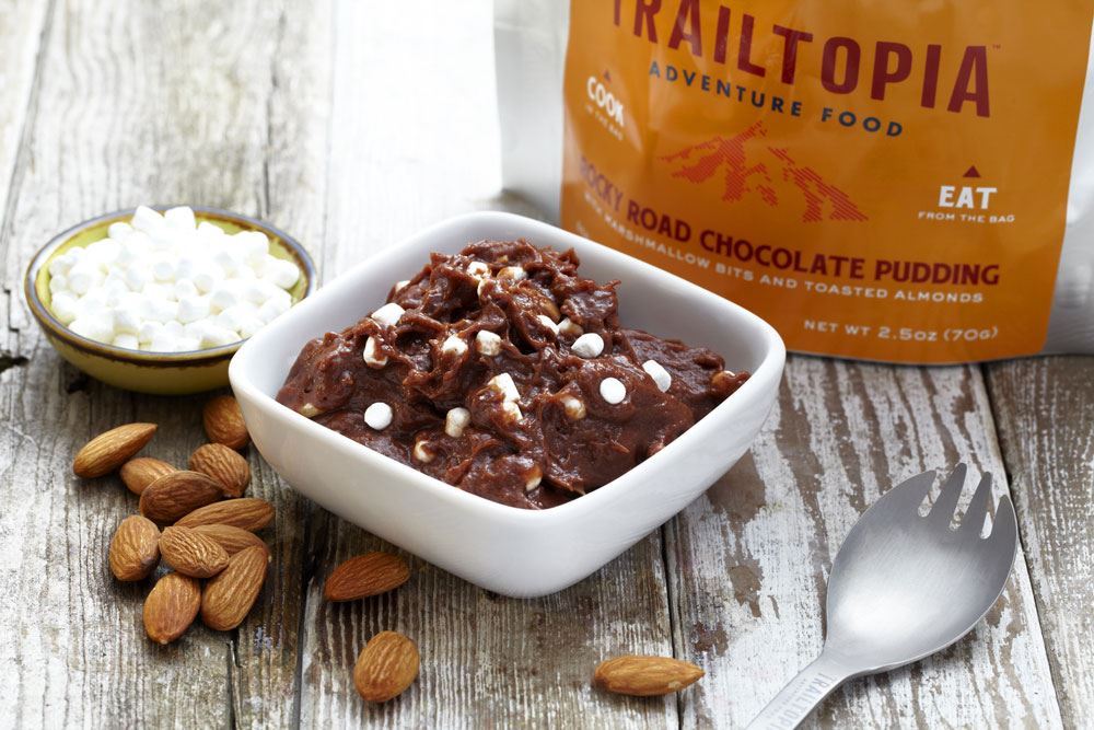 Trailtopia Rocky Road Chocolate Pudding 2 Serving