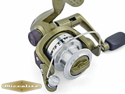 South Bend Fishing Microlite Spinning Reel - Ultralight & Small MLSP-210/CP