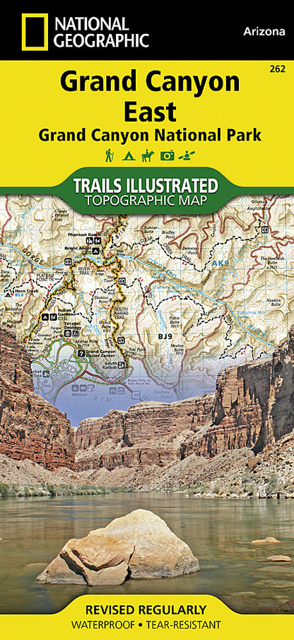 National Geographic AZ Grand Canyon Map Pack Bundle TI01020512B