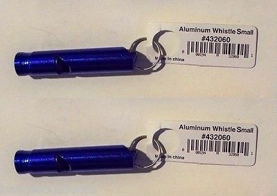 Liberty Mountain Small Aluminum Whistle Blue 1-Pack Emergency/Signal/Survival