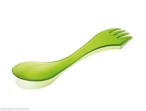 Light My Fire Spork Original Spoon-Fork-Knife Combo Utensil Translucent Green