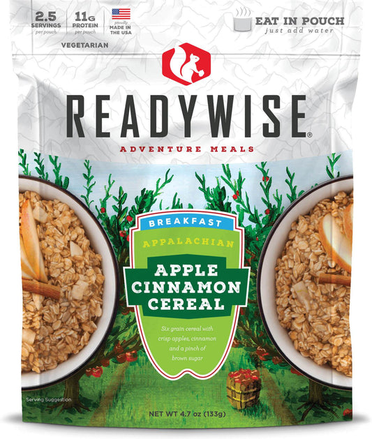 ReadyWise Appalachian Apple Cinnamon Cereal 2.5 Servings