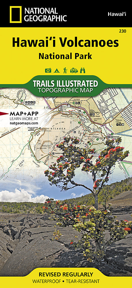 National Geographic Trails Illustrated Hawaii Volcanoes National Park Map 230