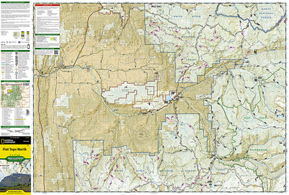 National Geographic CO Flat Tops Wilderness GMU Map Pack Bundle TI1021179B