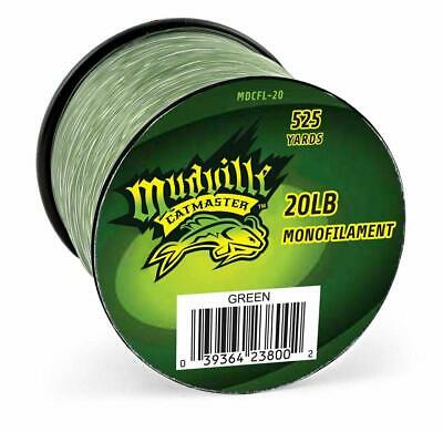 Mudville Catmaster 20lb Green Monofilament Catfishing Line 525-Yard Spool