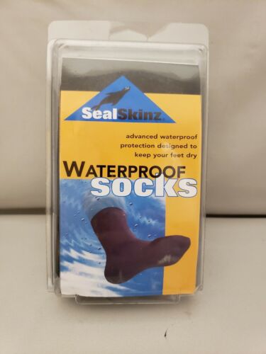 Seal Skinz Waterproof / Breathable 15" Calf Socks Black Size Small Sock 1-Pair