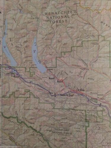 Delorme Washington WA Atlas & Gazetteer Map Newest Edition Topo / Road Maps