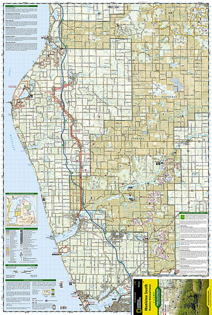 National Geographic Huron-Manistee Nat Forest Map Pack Bundle TI01021240B