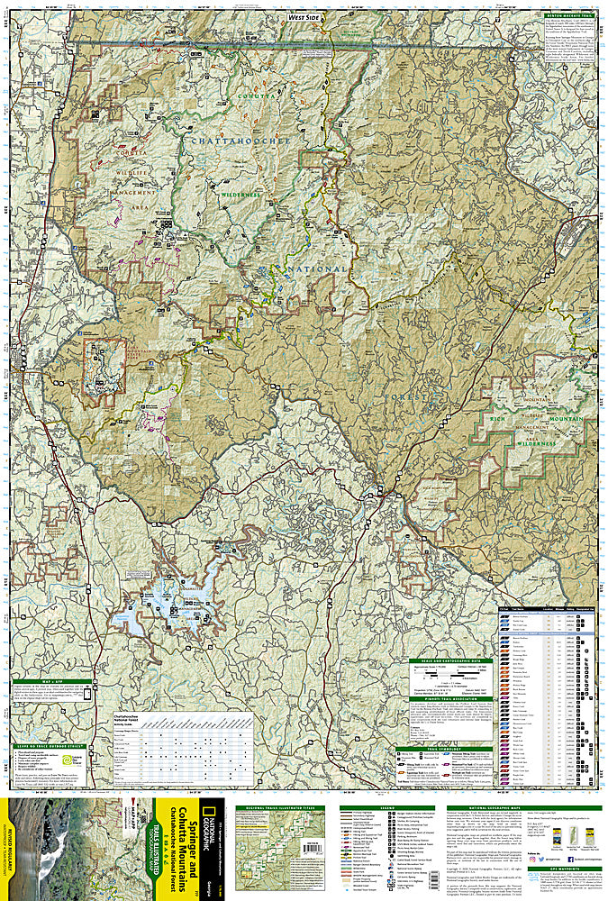 National Geographic GA / SC Chattahoochee Map Pack TI01020451B