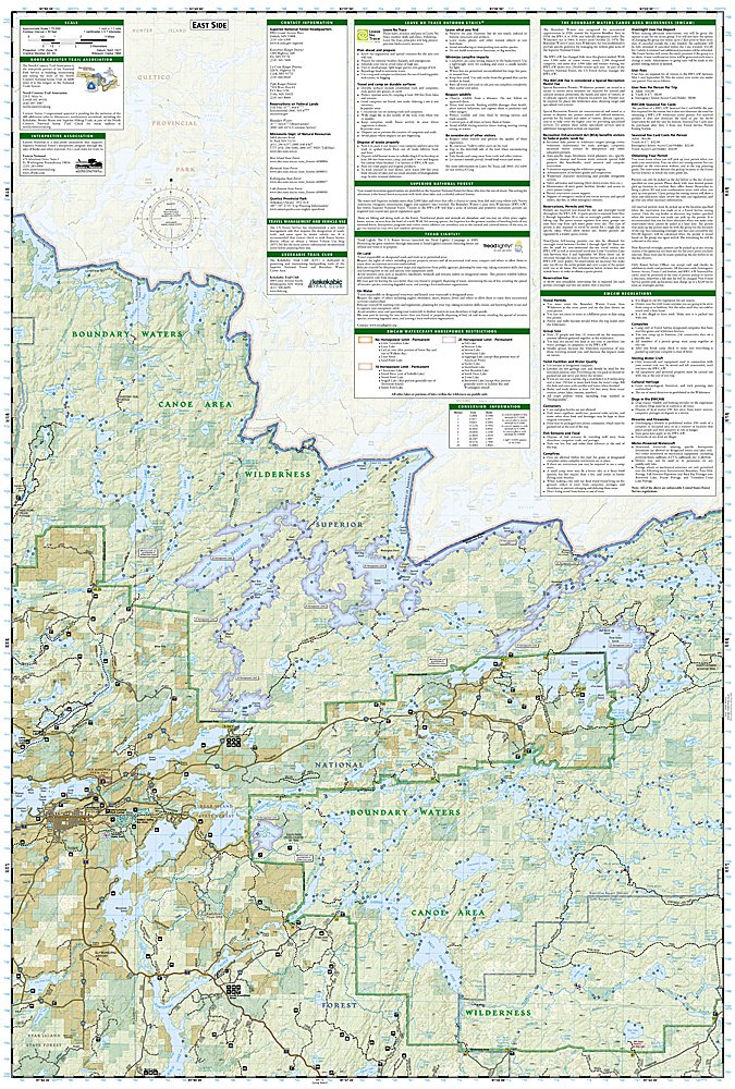 National Geographic Trails Illustrated MN West Superior National Forest Map TI00000753