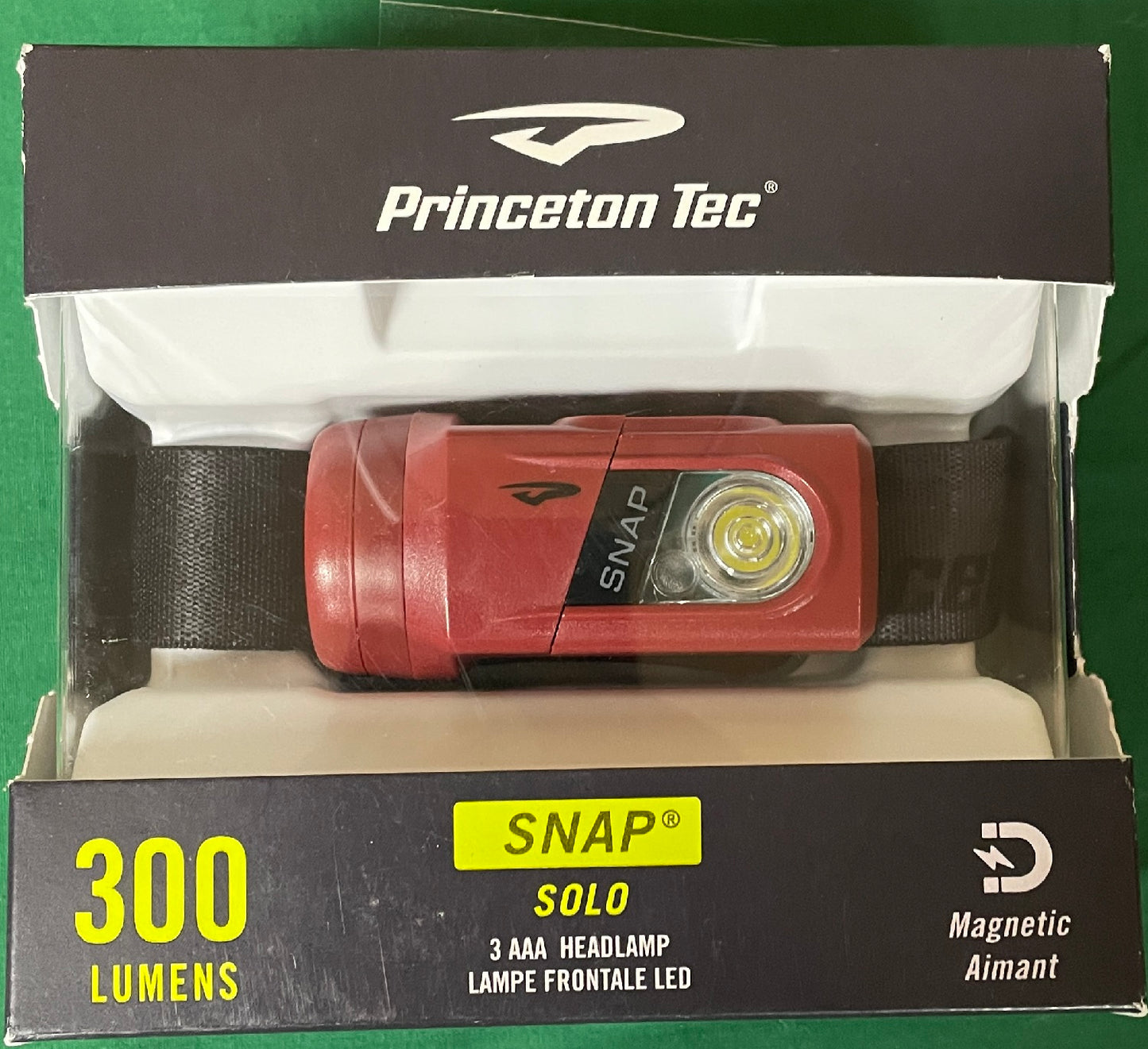 Princeton Tec Snap Solo Headlamp Red SNSOLO-RD/DR