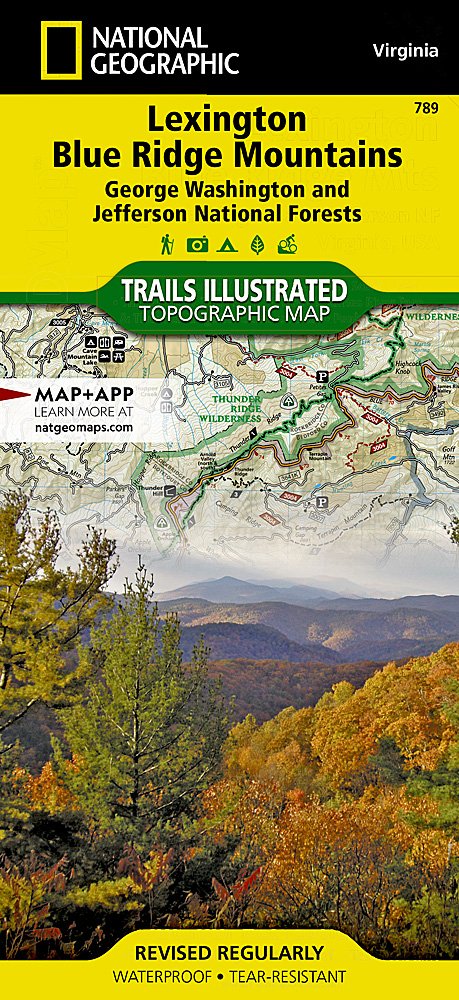 National Geographic George Washington Nat Forest Map Pack Bundle TI01021242B